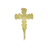 Undecorated Palm Cross 24