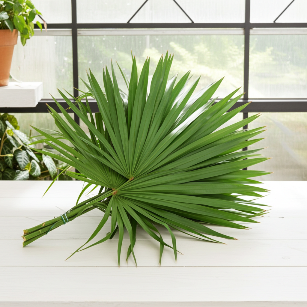 palm frond plant Florida Fan Palm Pack Of 6 – Fresh Palm Leaves